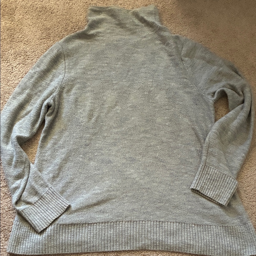 J. Jill Gray Women's Turtleneck Sweater size M
